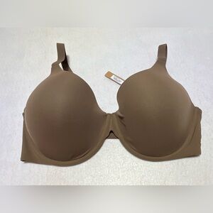 NWT Skims Fits Everybody Plunge Bra Underwire Scoop Neck OXIDE Size 42DDD